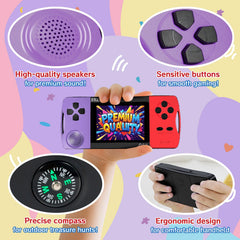 X-JOYKIDS 16Bit display close-up highlights crisp graphics during arcade-style gaming