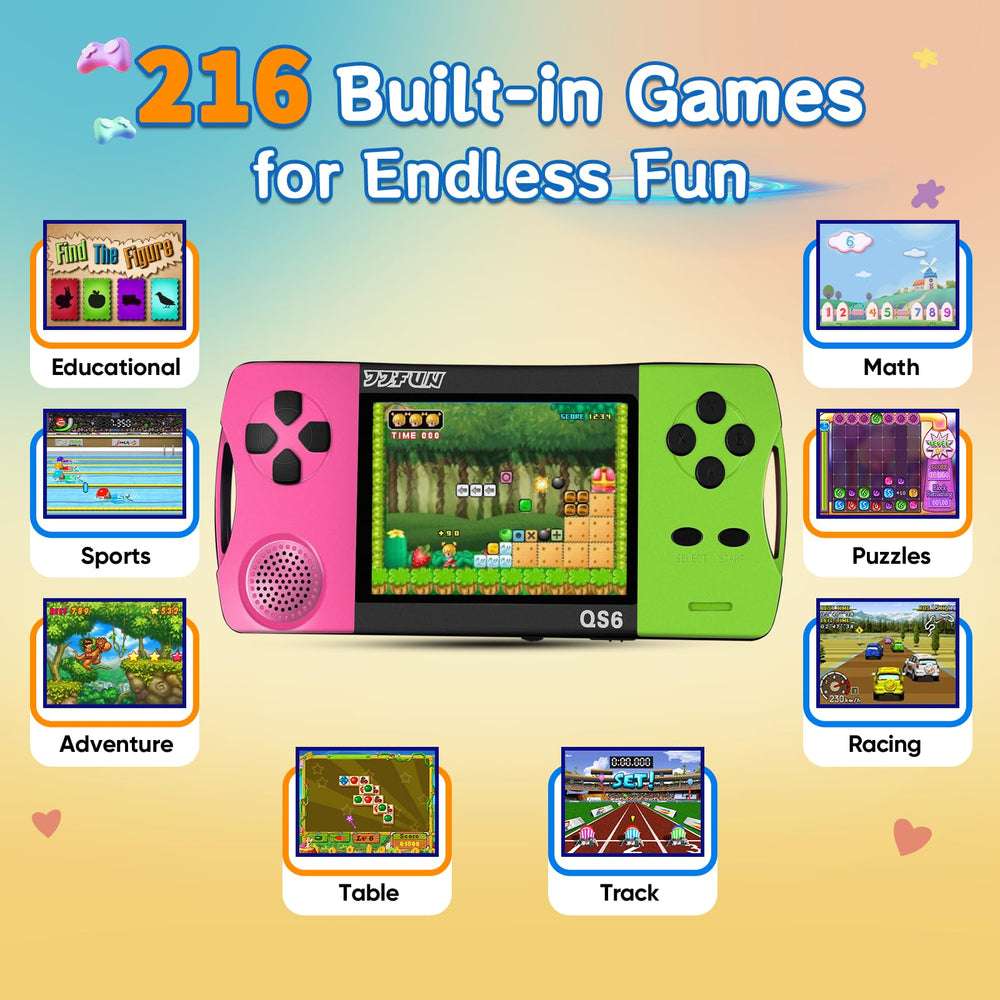 X-JOYKIDS 3.5-inch IPS display for clearer, eye-friendly gaming.