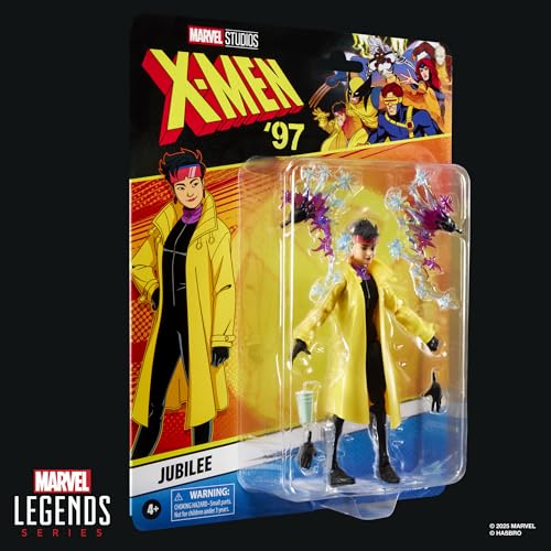 X-Men Jubilee multiverse collection compatible with other Marvel Legends figures.