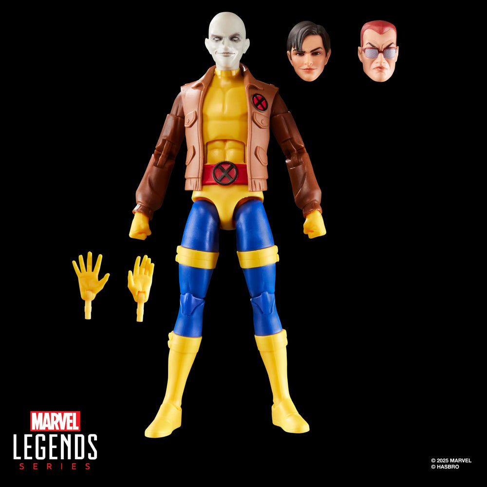 X-Men Morph figure on shelf display captures a heroic X-Men vibe.