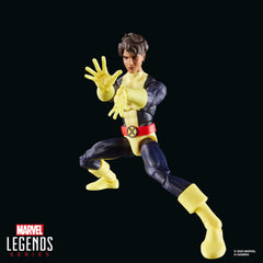 X-Men Sunspot articulation detail, highlights multiple movement points.