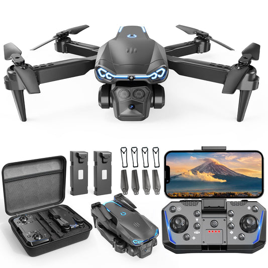 X-shop foldable drone with 1080P camera for crisp aerial shots on the go.
