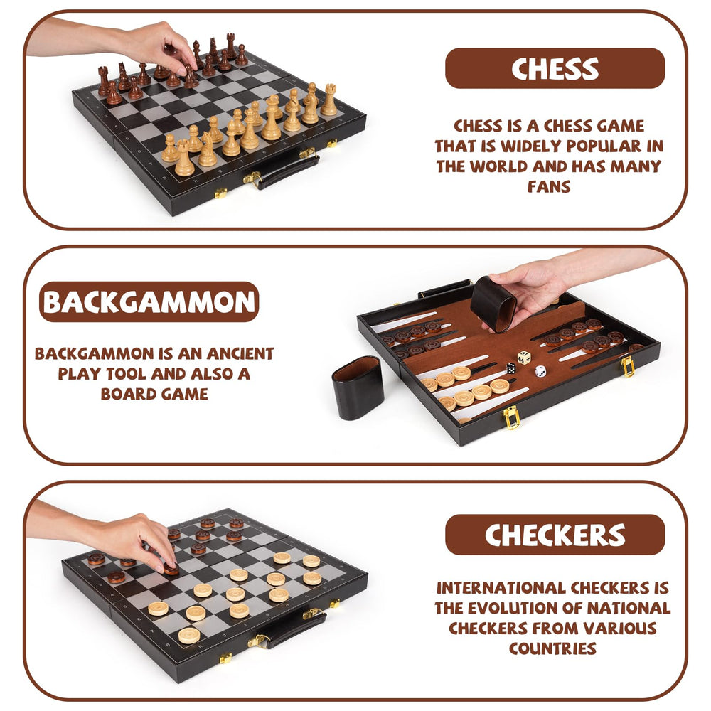 XAOHAO backgammon area on board for classic play.