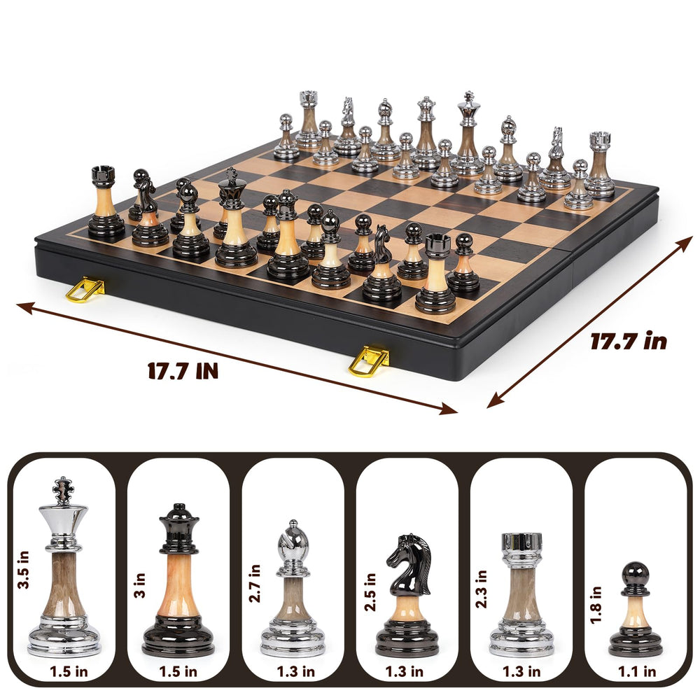 XAOHAO extra queens included for easy pawn promotion during play.