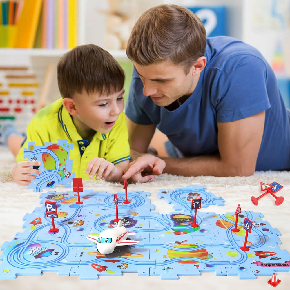 XAZASTOV road signs set introduces traffic basics through guided play.