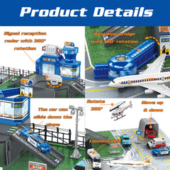 XDUOYJOY 31.5 by 21.6 inch play map invites large, immersive airport adventures.