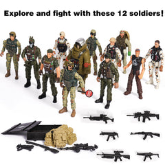 XDUOYJOY weapons gear for army-men enhances authentic battle setups.