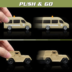 XDUOYJOY storage-friendly vehicle set, compact design for easy cleanup