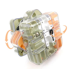 XDWCUFQ Large Labyrinth 3D Puzzles Maze Cube top view reveals a complex path to sharpen focus.