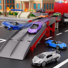 Xelabrion fire truck set double-track expansion for multiplayer games