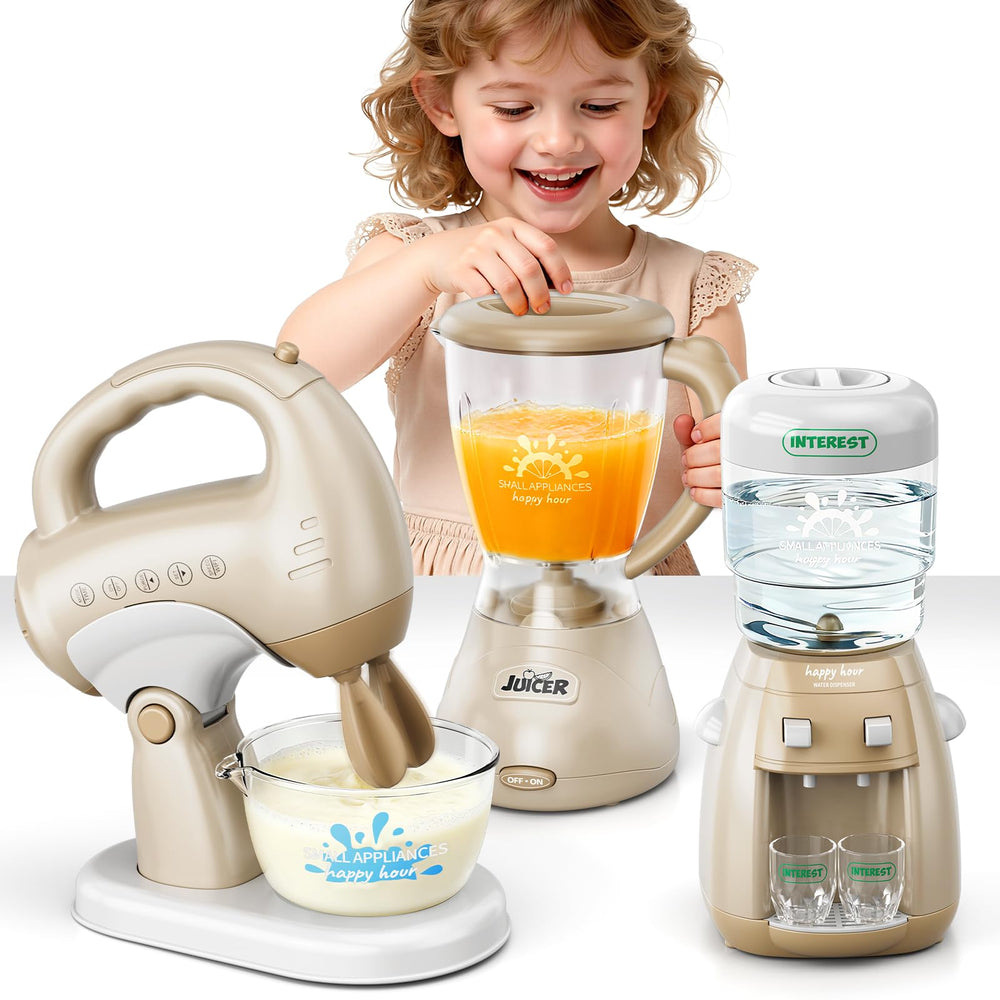 Xelabrion water dispenser in action for pretend beverages.