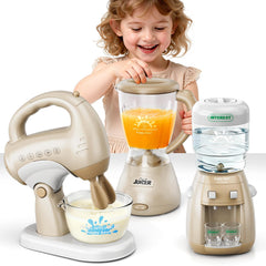 Xelabrion water dispenser in action for pretend beverages.