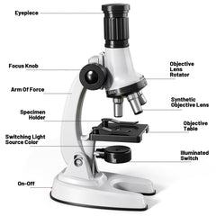 Xelabrion Kids Microscope portable design supports learning anywhere.