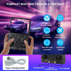 XENPONAD R36S delivers up to six hours of play on a single charge.