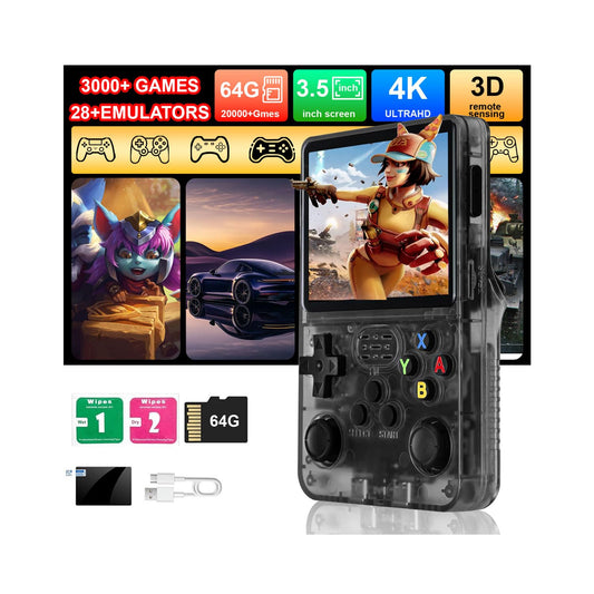 XENPONAD R36S handheld with front display for retro gaming on the go.