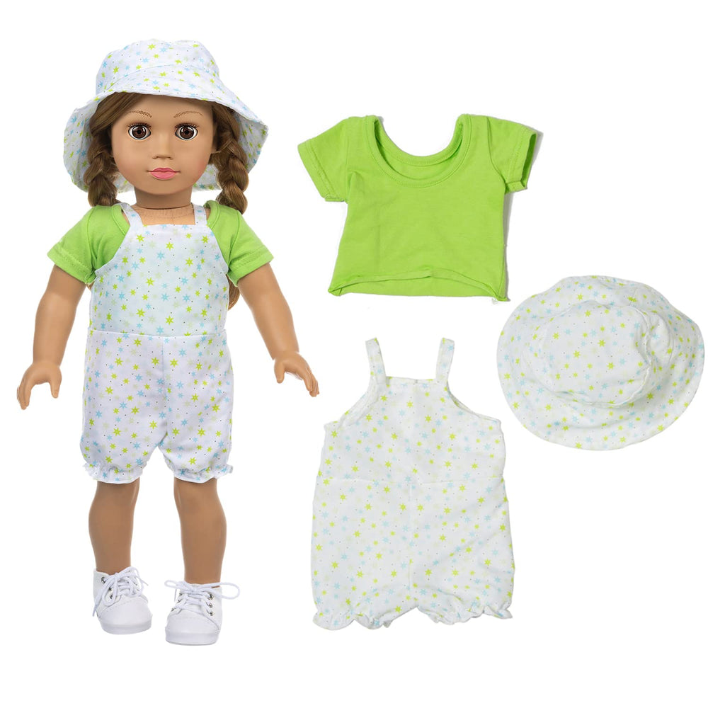 xfe-yue 18-inch doll accessories sun hat and sunglasses boost imaginative style.