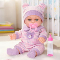 XFEYUE 12inch baby doll bottle supports feeding role play