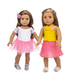 XFEYUE 18-inch doll clothes three shorts for casual play outfits.