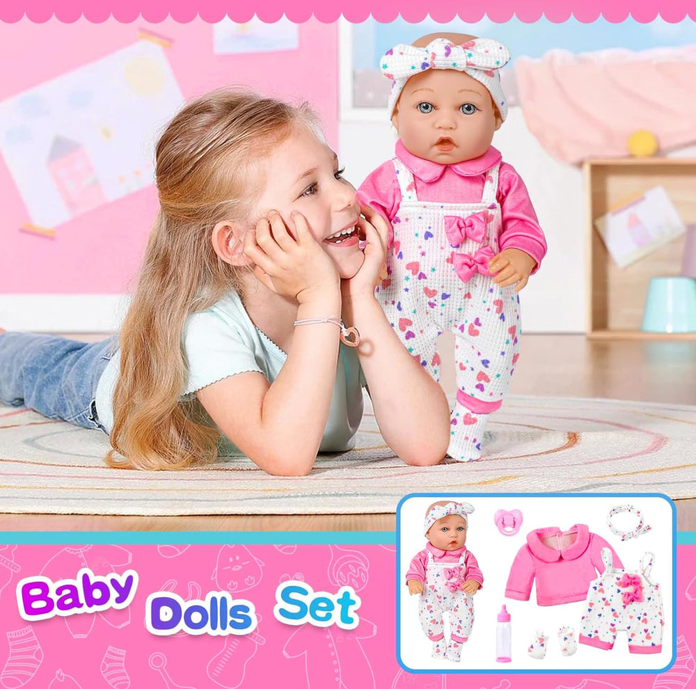 XFEYUE doll features long lashes and a sweet smile inviting cuddles
