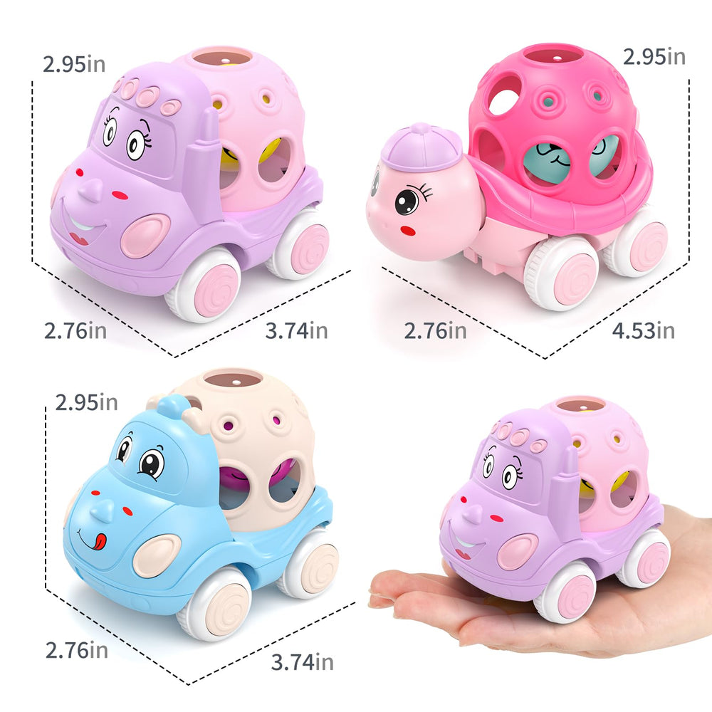 xFFFun purple truck push car front view for balance and reach