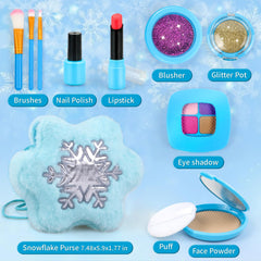 XFFFun soft-touched toddler brushes for safe tactile makeup exploration