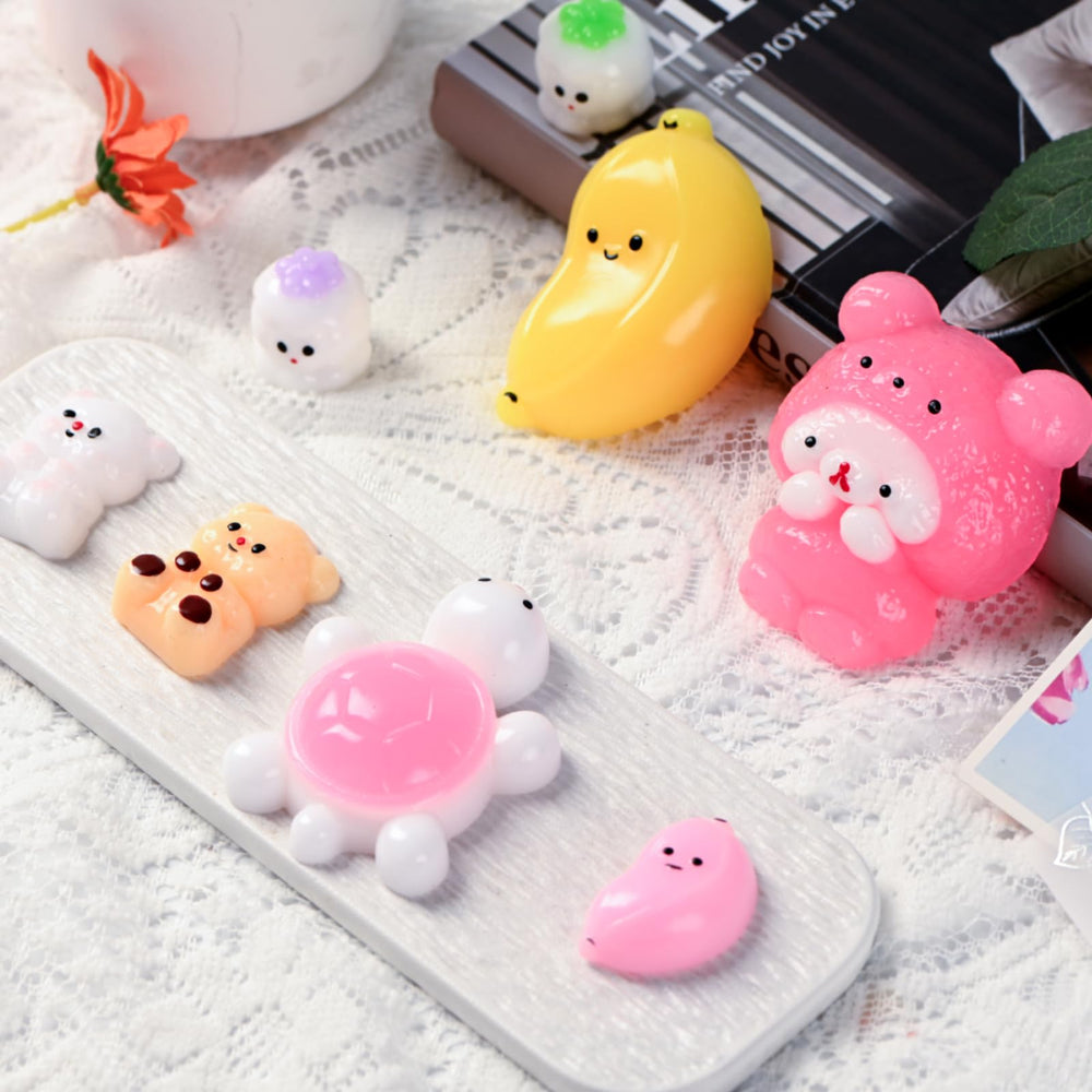 Xgmadiles Taba Squishy toys are washable and easy to clean after play