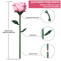 XGSHJ pink rose bouquet everlasting bloom that requires no water