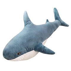 XIAOHONG 30-inch shark plush toy side view ideal for bed or sofa