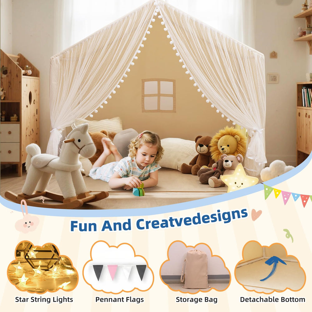 xiaowantong easy assembly storage bag keeps play area tidy.