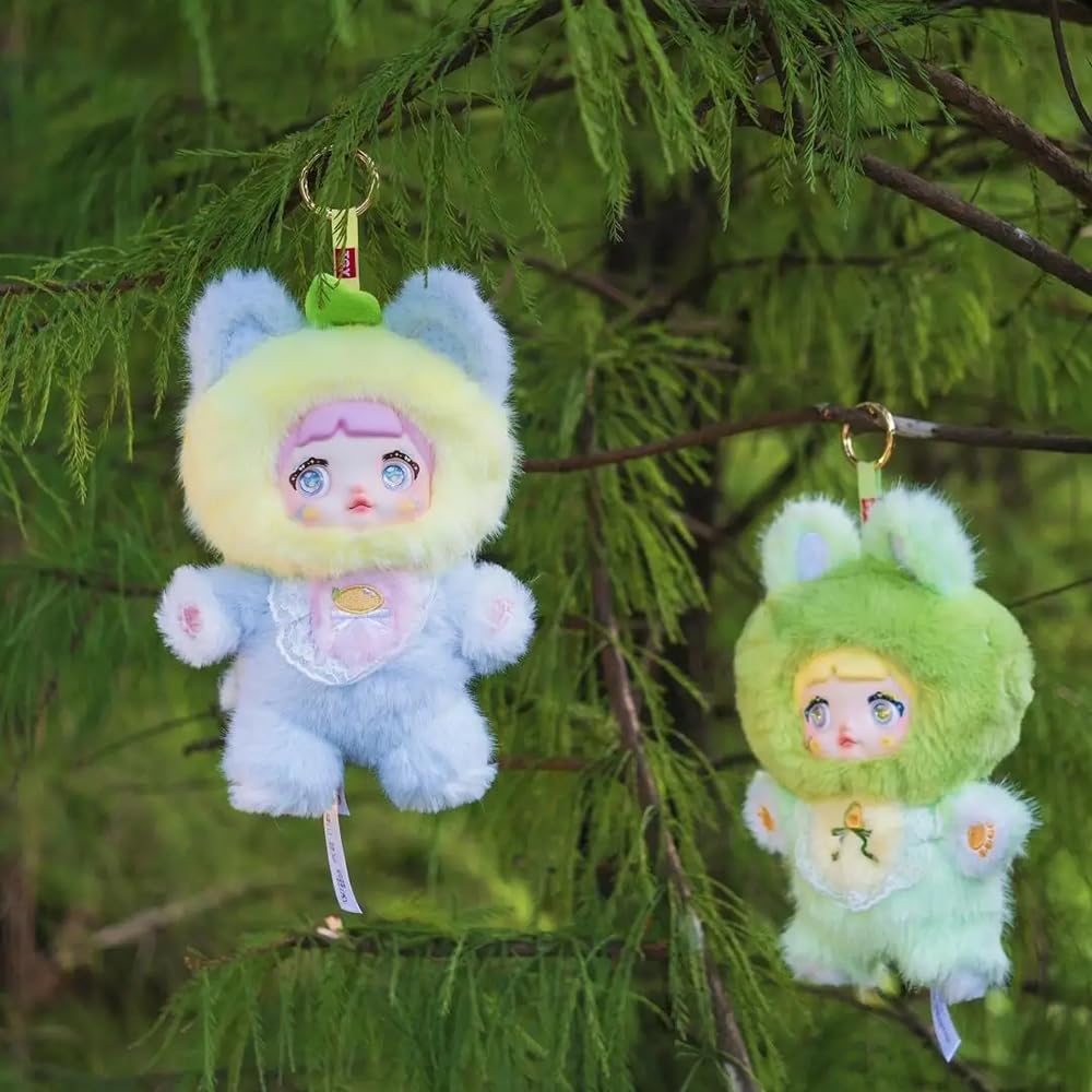 XiDonDon Nommi fruit series doll collection set on display.