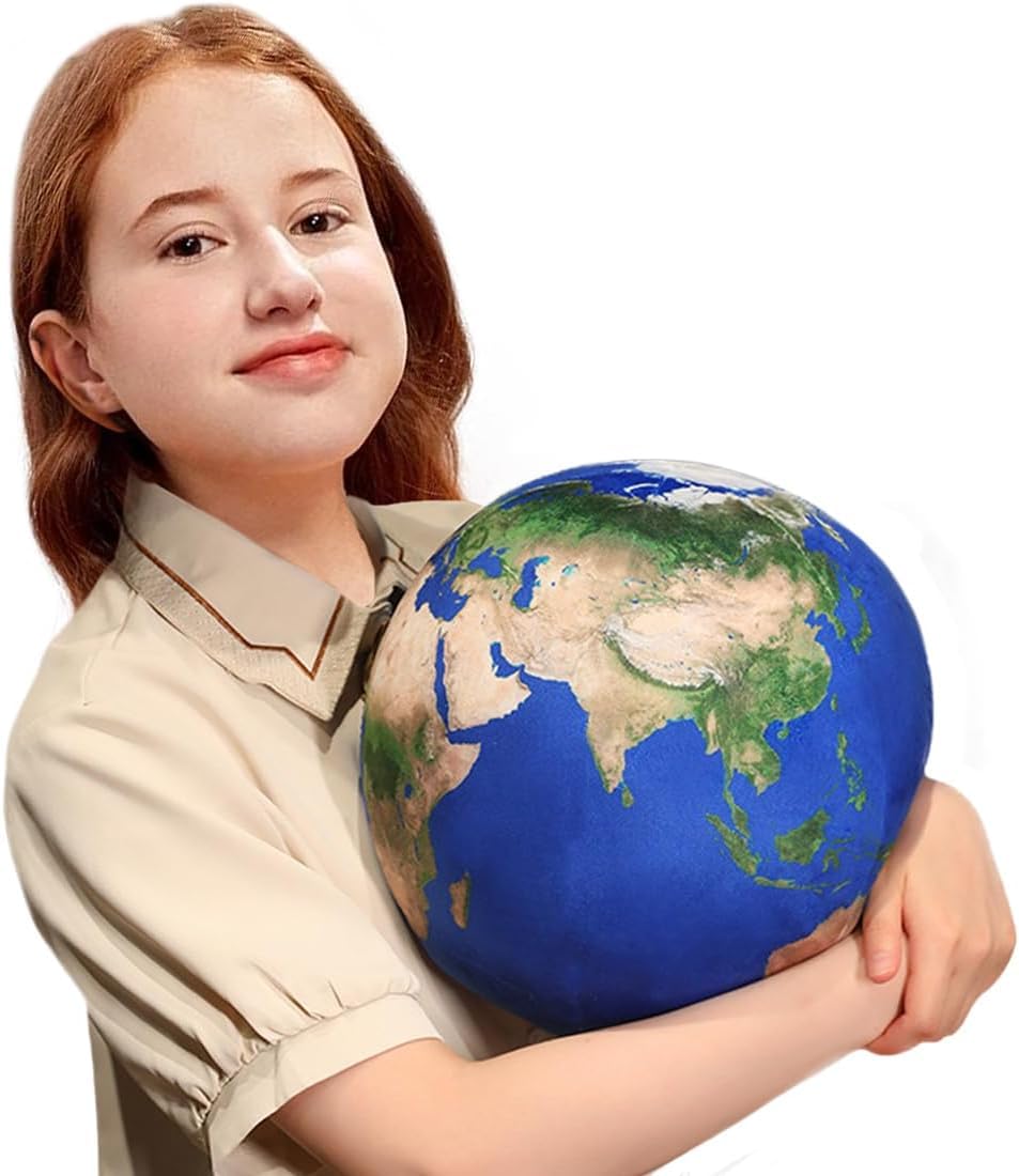 XIGUI Earth plush, a soft 10.6-inch learning companion for curious kids.