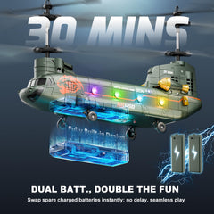 XIKOTEC RC helicopter featuring altitude hold for stable indoor flights