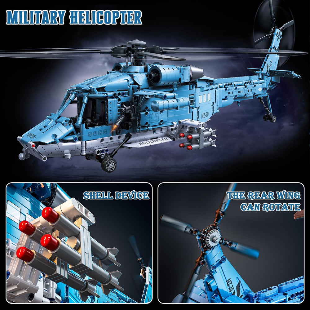 Sturdy landing gear on Xingya Youpin helicopter model for stable display