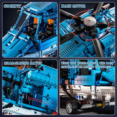 Tactical accessories on Xingya Youpin helicopter for imaginative mission scenes