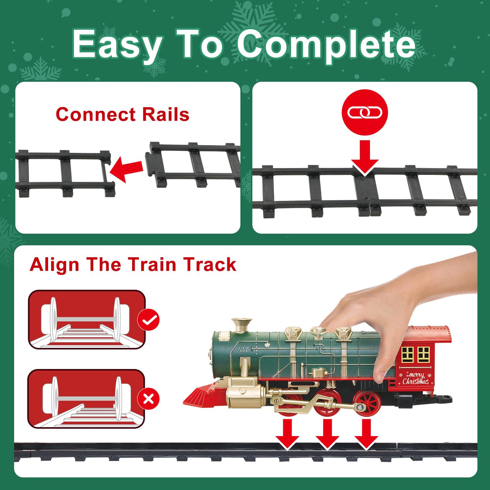 XINGYING curved tracks enable versatile layouts around the tree.