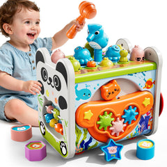 XINNOVEL 6-in-1 hammering toy boosts hand-eye coordination during hammering play