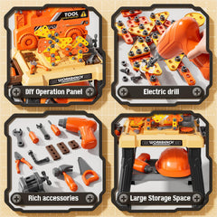 XINNOVEL Detailed Tool Accessories image showing organized pieces for easy cleanup.
