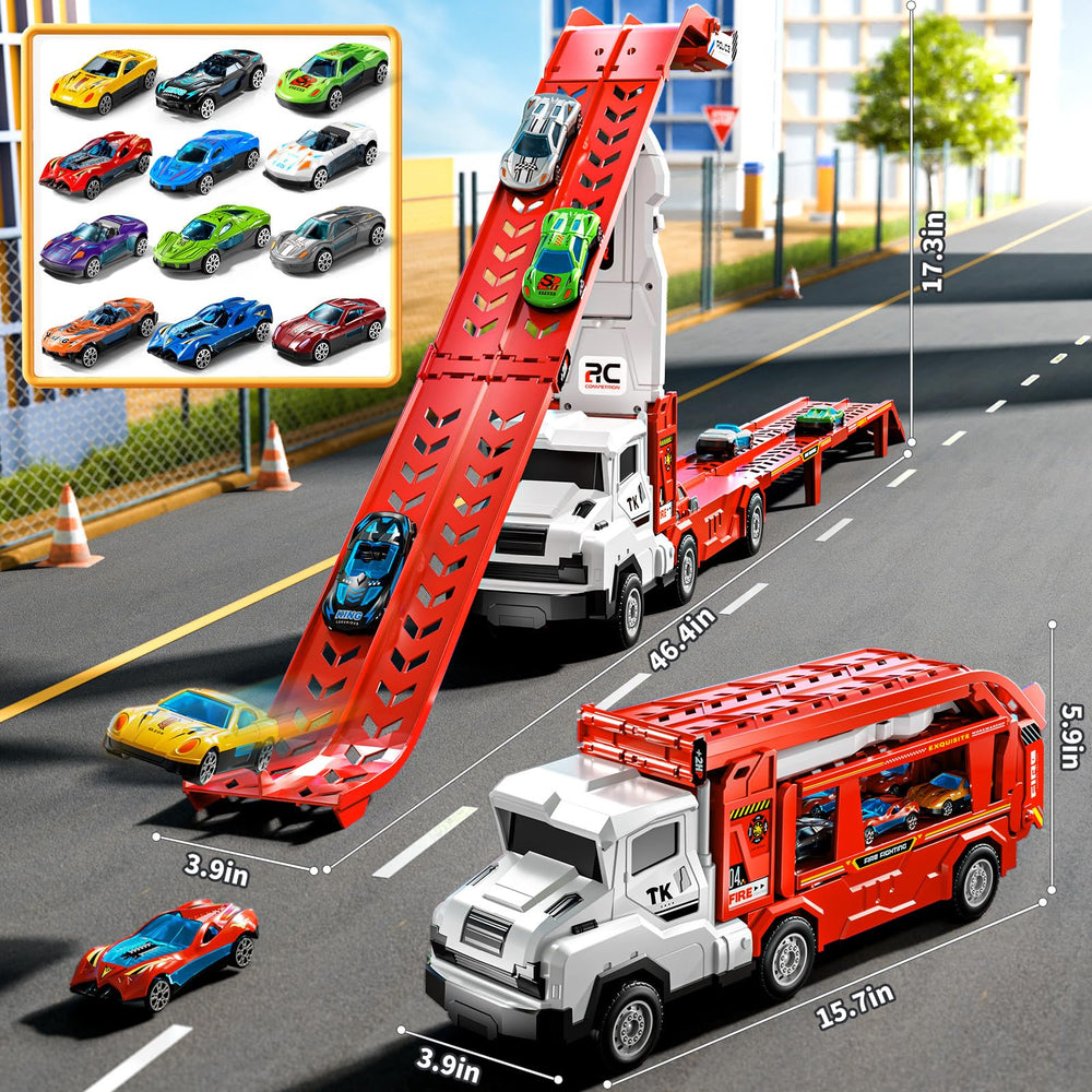 XINNOVEL die-cast race cars 12-pack ready for colorful group racing scenarios.