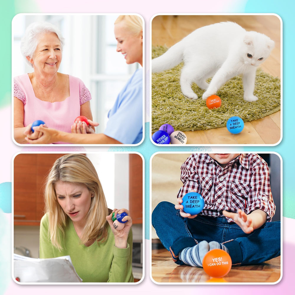 XIPEGPA mini foam stress ball in purple for portable grip workouts.