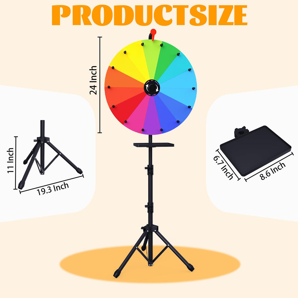 XIPENGKEJI prize wheel indicator arrow clearly marks the winner