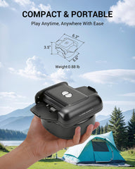 XISZMOG shuffler in-use at table during casual play