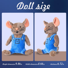 XIUMON mouse plush 9.8 inches inviting imaginative play