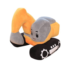 XIYUAN soft excavator toy 11inch yellow for gentle play and comfort.