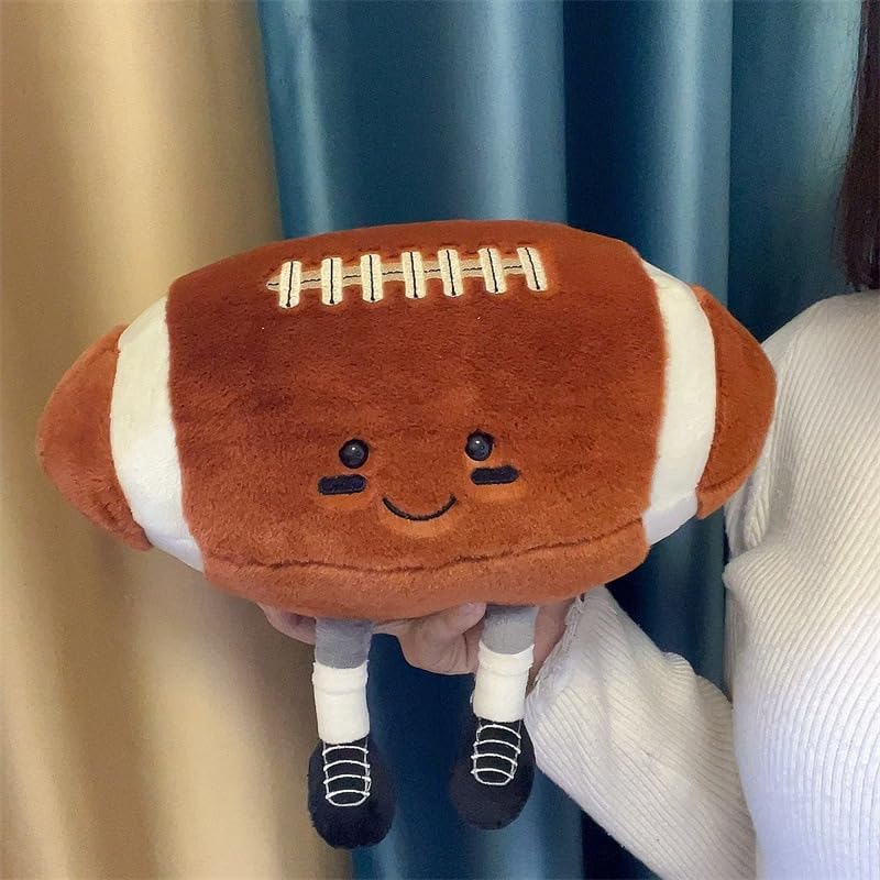 XIZHI football pillow with cute face design for playrooms