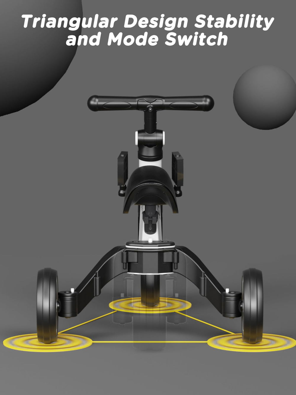 XJD 5-in-1 toddler bike indoor-outdoor versatility for versatile play