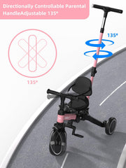 XJD toddler bike wide silent wheels for smooth rides indoors or outdoors.