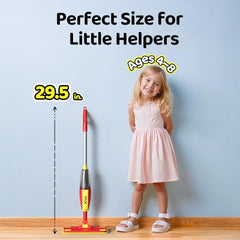 Xlife Kids Spray Mop Set removable water tank for easy refills during pretend chores.