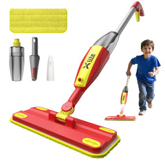 Xlife Kids Spray Mop Set with real water sprayer for immersive pretend cleaning.