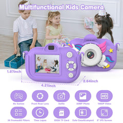 Xoieod captures crisp 32MP photos kids can proudly share.