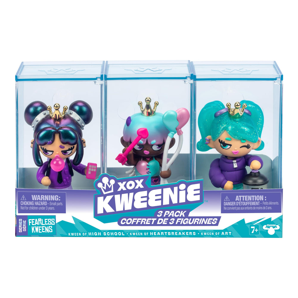 XOX Kweenie Fearless Kween High School figure with glitter finish for display